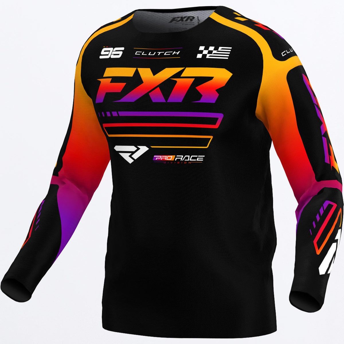 Jersey FXR Youth Clutch MX - Black/Spectrum - vista oficial 1