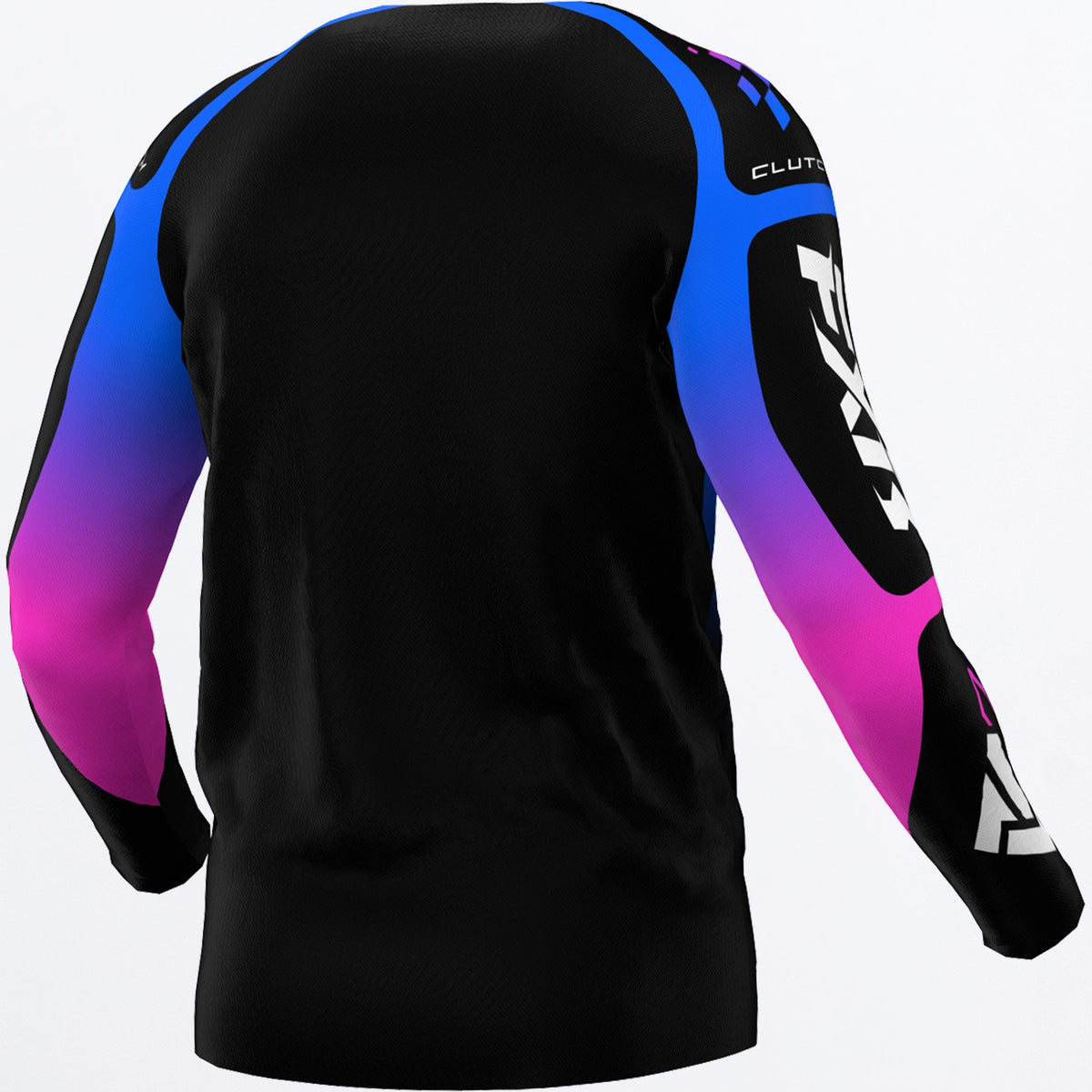 Jersey FXR Youth Clutch MX - Black/Blue/Pink - vista oficial 2