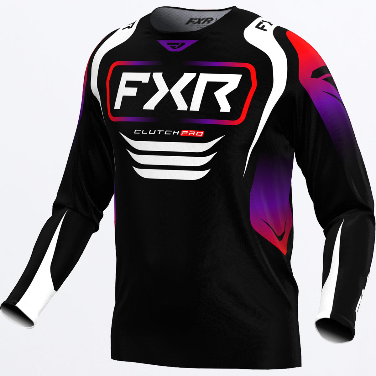 Jersey FXR Clutch Pro MX - Black/Red/Purple - vista oficial 1