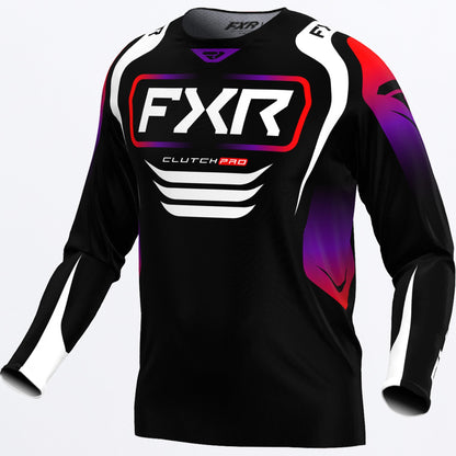 Jersey FXR Clutch Pro MX - Black/Red/Purple - vista oficial 1