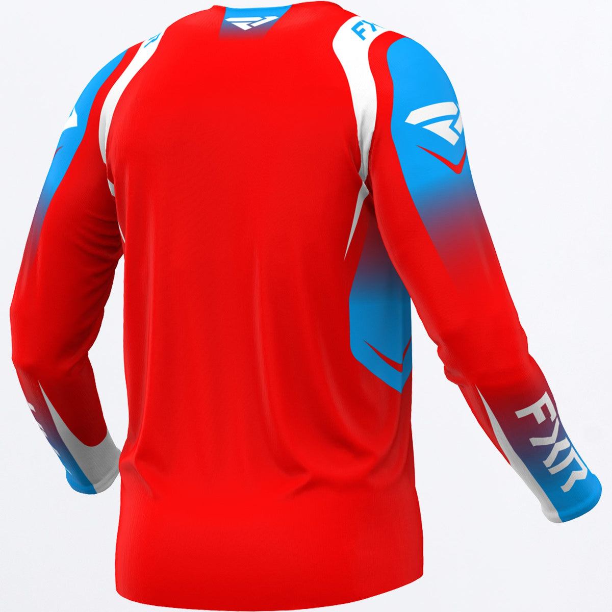Jersey FXR Clutch Pro MX - Red/White/Cyan - vista oficial 2