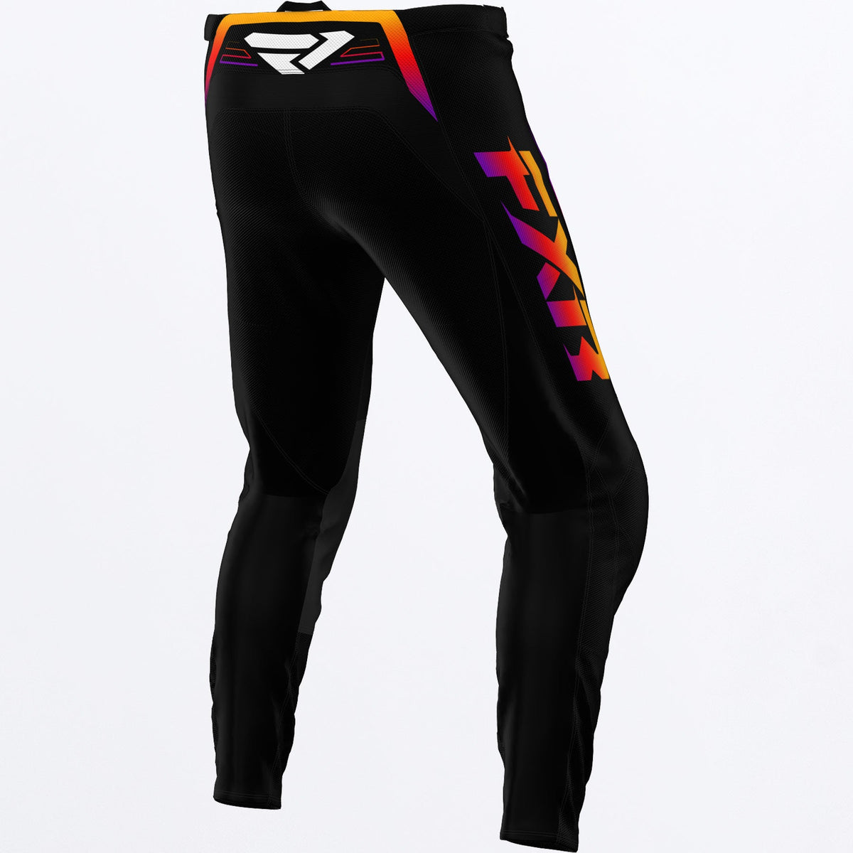 Pantalon FXR Kids Clutch MX - Black/Spectrum - vista oficial 2