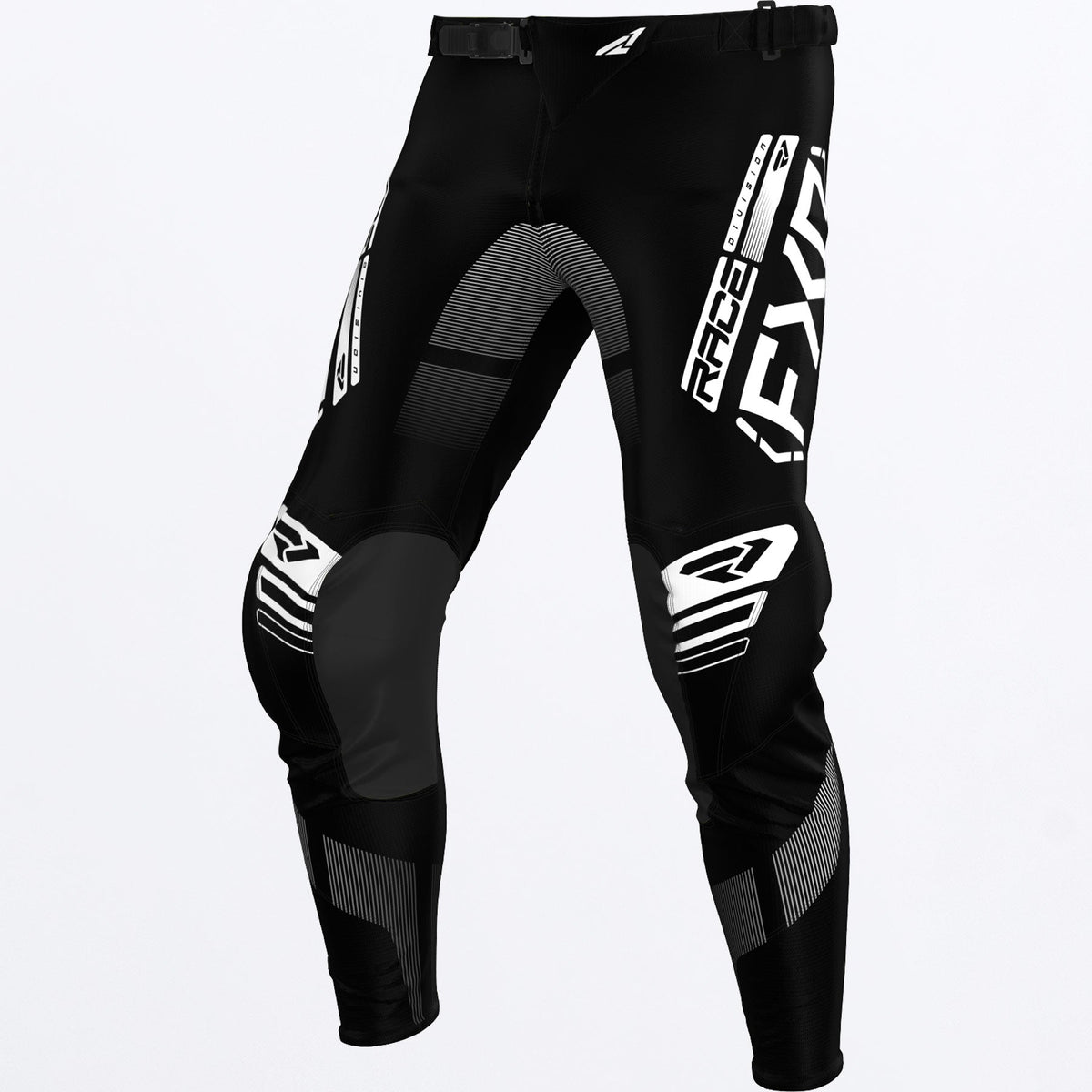 Pantalon FXR Podium MX - Black/White - vista oficial 1