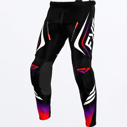 Pantalon FXR Clutch Pro MX - Black/Red/Purple - vista oficial 1