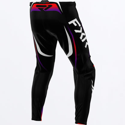 Pantalon FXR Clutch Pro MX - Black/Red/Purple - vista oficial 2