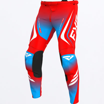 Pantalon FXR Clutch Pro MX - Red/White/Cyan - vista oficial 1