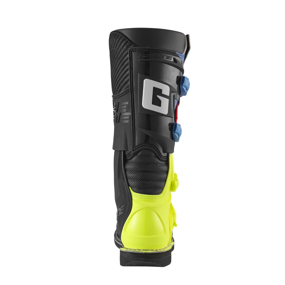 Botas Gaerne GXJ - BLK/BLU/YLW - 2169-013 - vista trasera