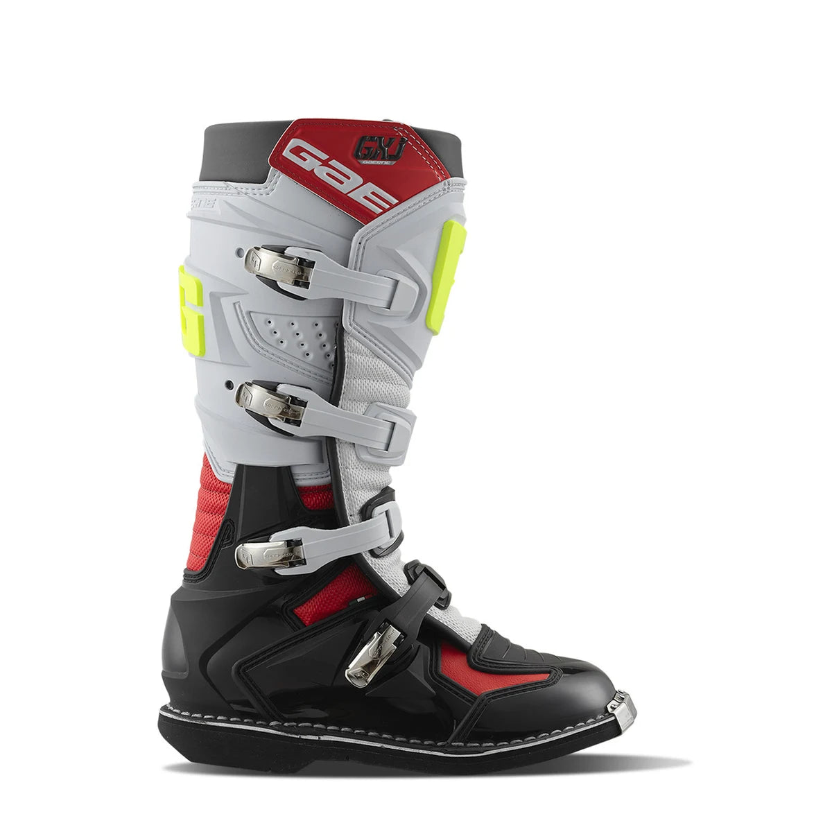 Botas Gaerne GXJ - BLK/WHT/RED - 2169-029 - vista lateral