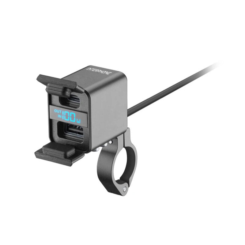 Cargador interphone Celular TWO WAY 100W USB / Tipo C para Moto – Manubrio