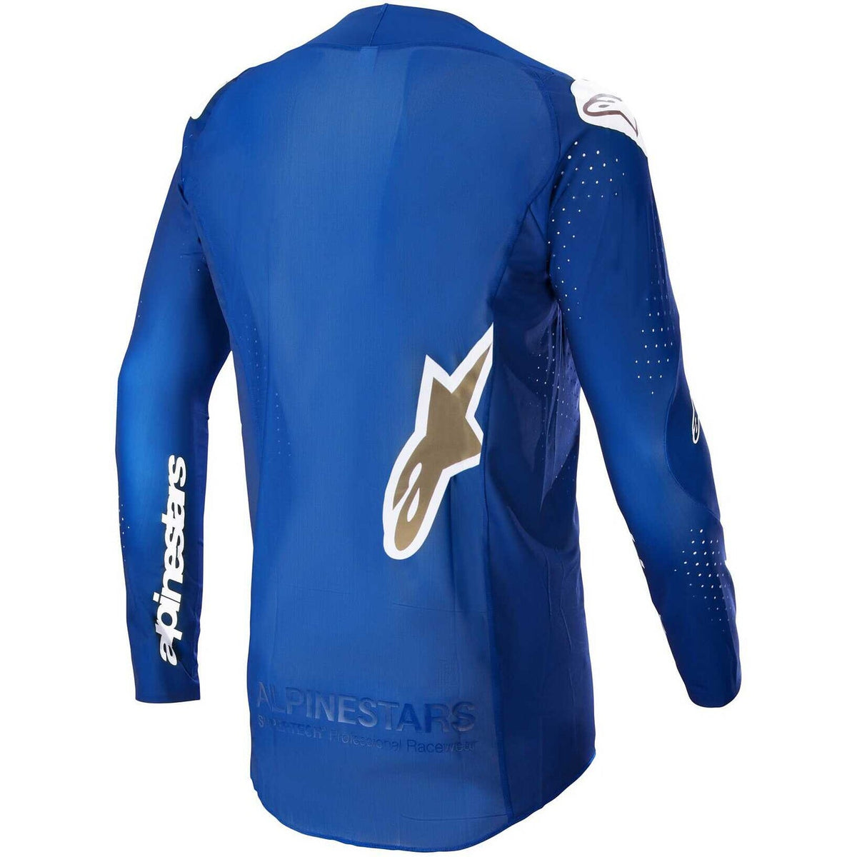 Jersey Alpinestars Supertech Bruin UCLA Blue Brushed Gold 3760623-7265 - vista posterior