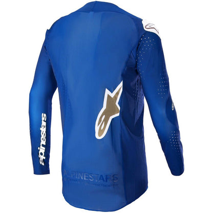 Jersey Alpinestars Supertech Bruin UCLA Blue Brushed Gold 3760623-7265 - vista posterior