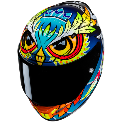 Casco HJC RPHA 12 Spasso - Blue Yellow Orange White - vista 2