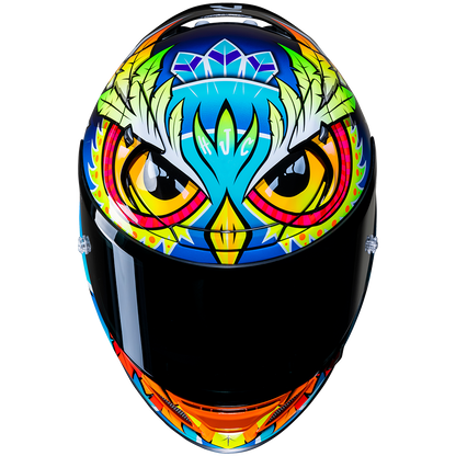 Casco HJC RPHA 12 Spasso - Blue Yellow Orange White - vista 4