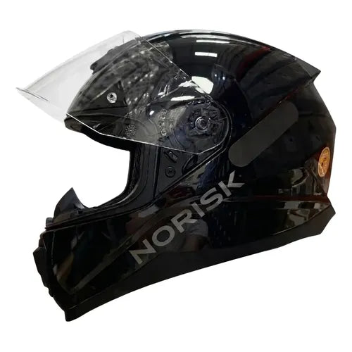 Casco Norisk Razor Solid - Negro y gris oscuro