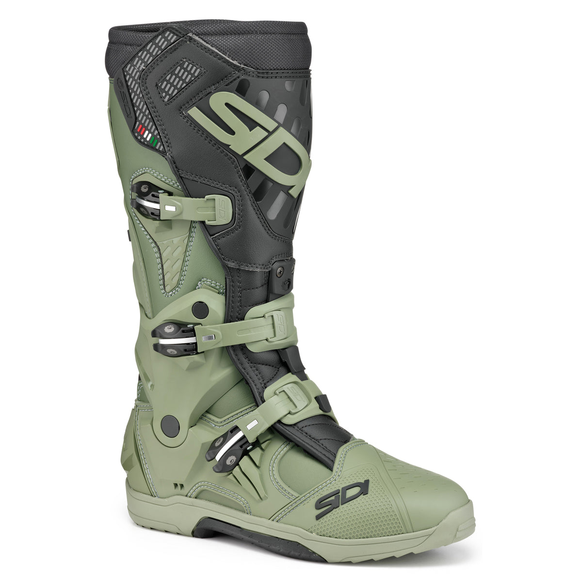 Botas Sidi Crossair - Army/Black - lateral