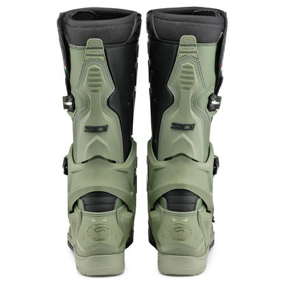 Botas Sidi Crossair - Army/Black - posterior