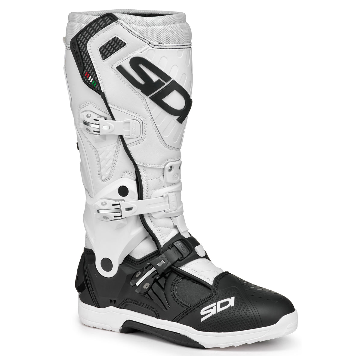 Botas Sidi Crossair - Black/White - lateral