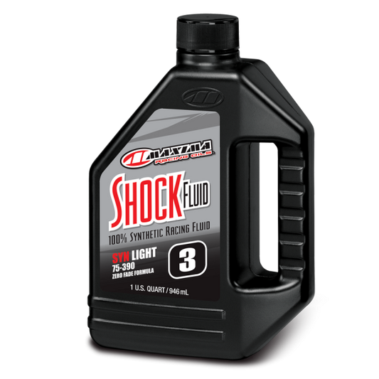 Maxima *SYNTHETIC* RACING SHOCK FLUID LIGHT 3WT / 32 OZ